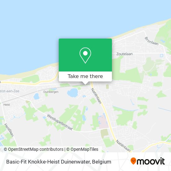 Basic-Fit Knokke-Heist Duinenwater plan