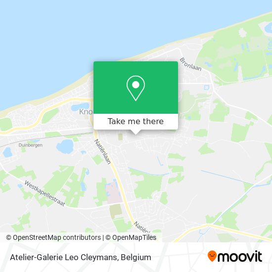 Atelier-Galerie Leo Cleymans plan
