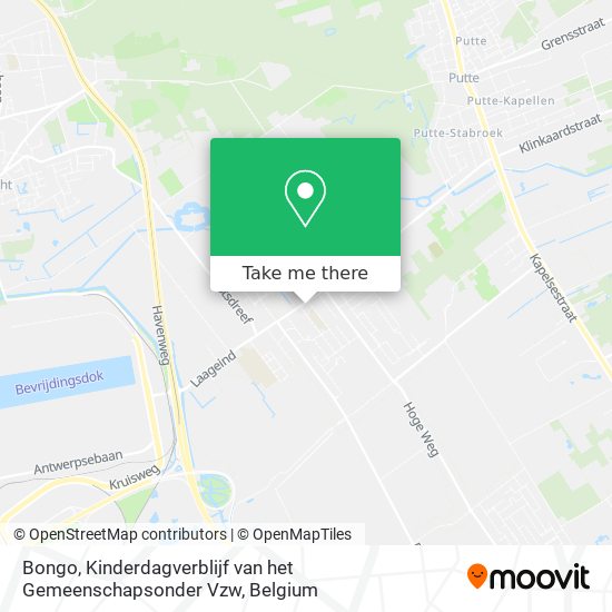 Bongo, Kinderdagverblijf van het Gemeenschapsonder Vzw map