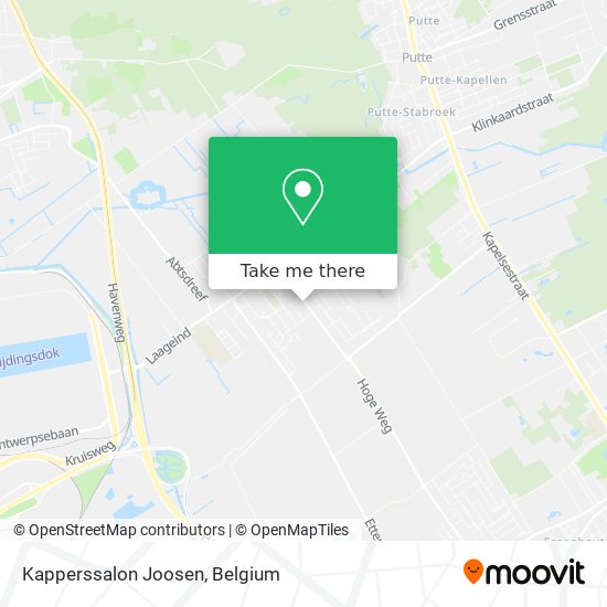 Kapperssalon Joosen map