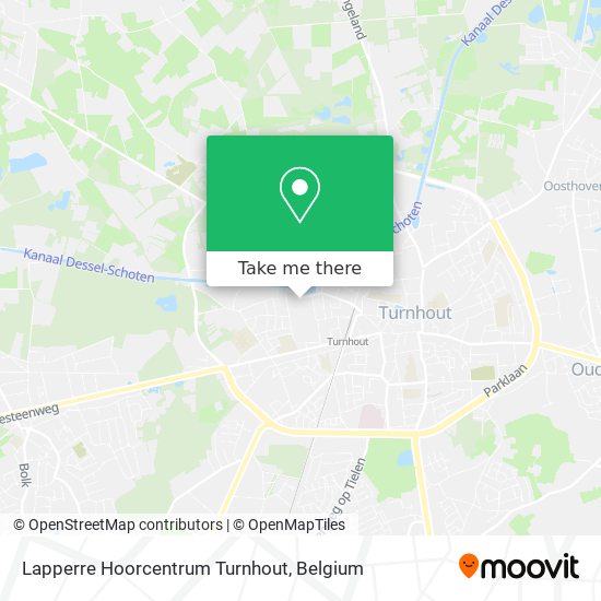 Lapperre Hoorcentrum Turnhout map