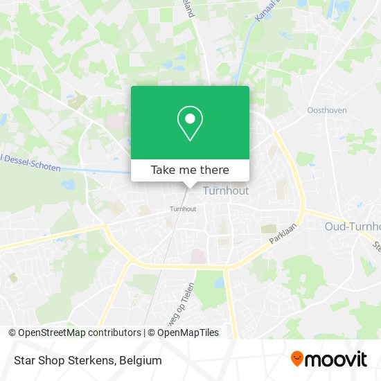 Star Shop Sterkens map