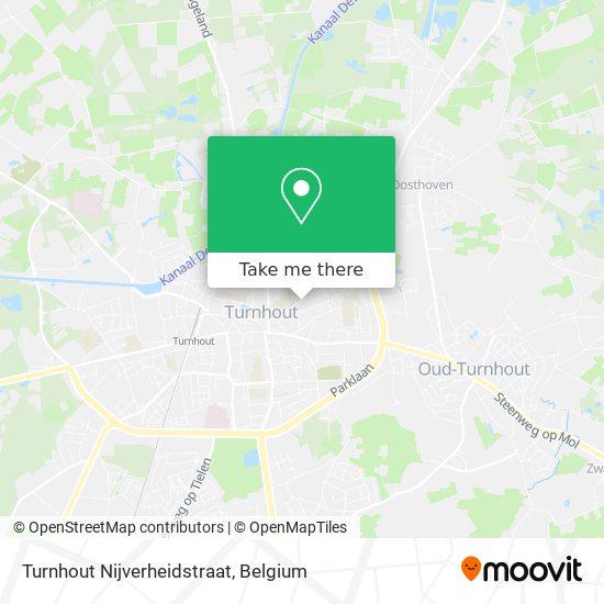 Turnhout Nijverheidstraat map