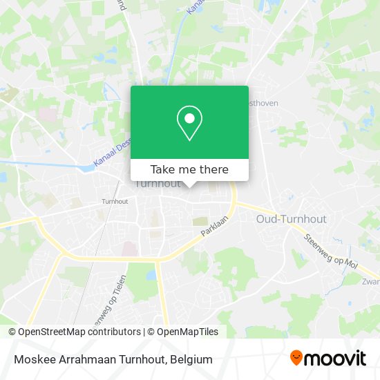 Moskee Arrahmaan Turnhout map