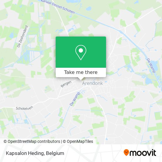 Kapsalon Heding map