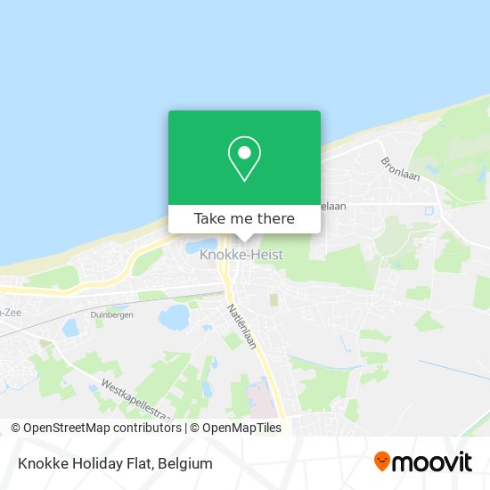 Knokke Holiday Flat map