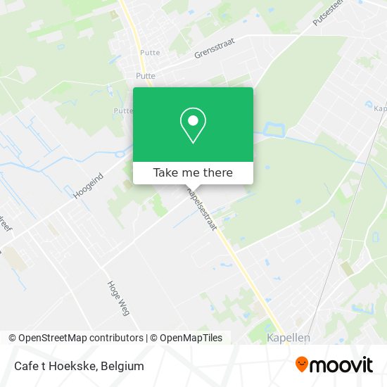 Cafe t Hoekske map