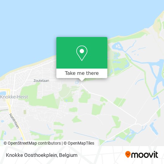 Knokke Oosthoekplein map
