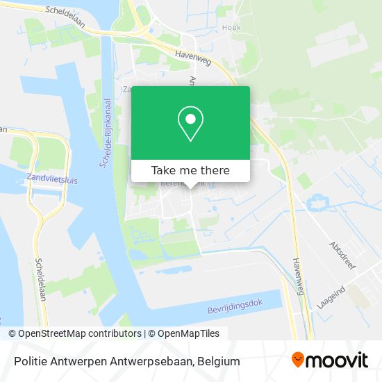 Politie Antwerpen Antwerpsebaan map