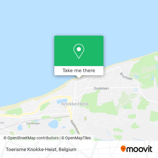 Toerisme Knokke-Heist map