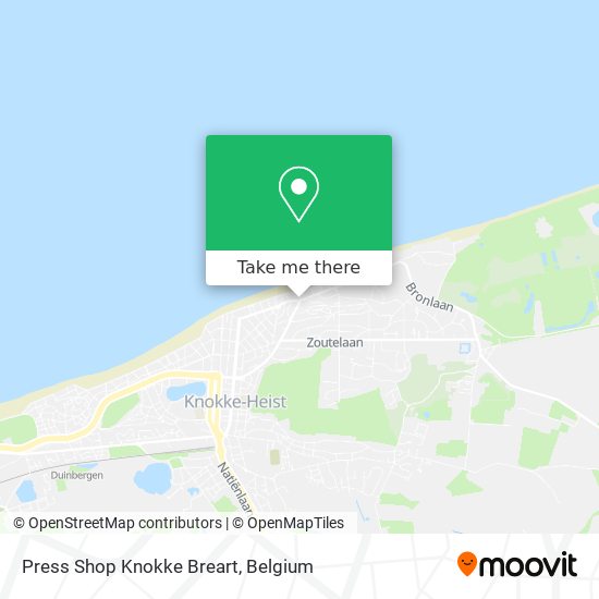 Press Shop Knokke Breart map
