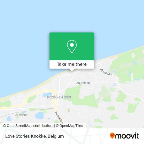 Love Stories Knokke map