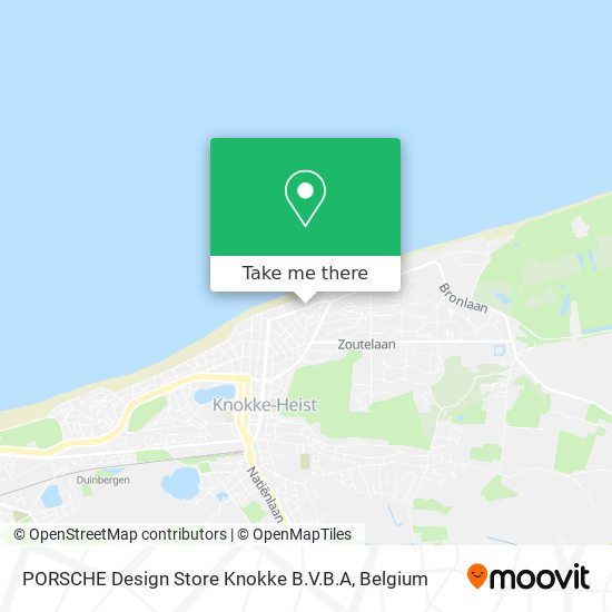 PORSCHE Design Store Knokke B.V.B.A map