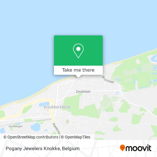 Pogany Jewelers Knokke map