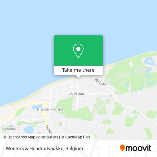 Wouters & Hendrix Knokke map