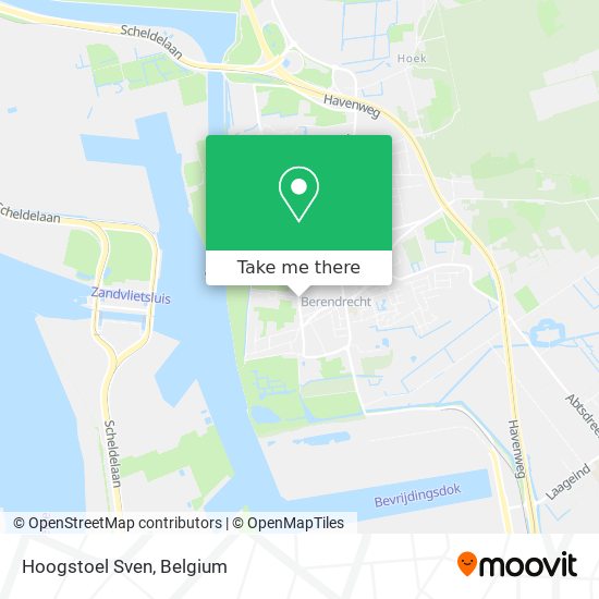 Hoogstoel Sven map