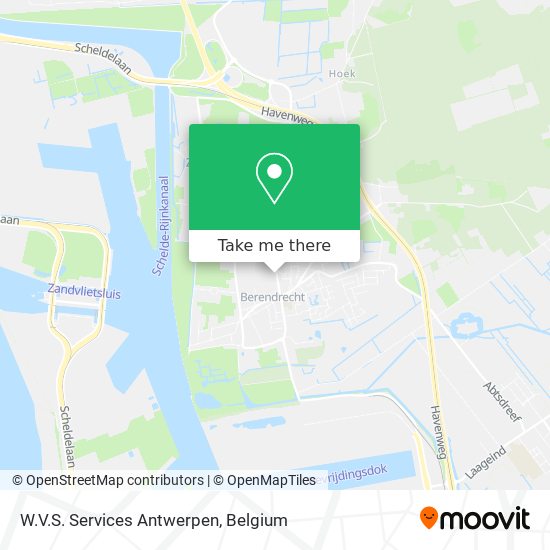 W.V.S. Services Antwerpen map