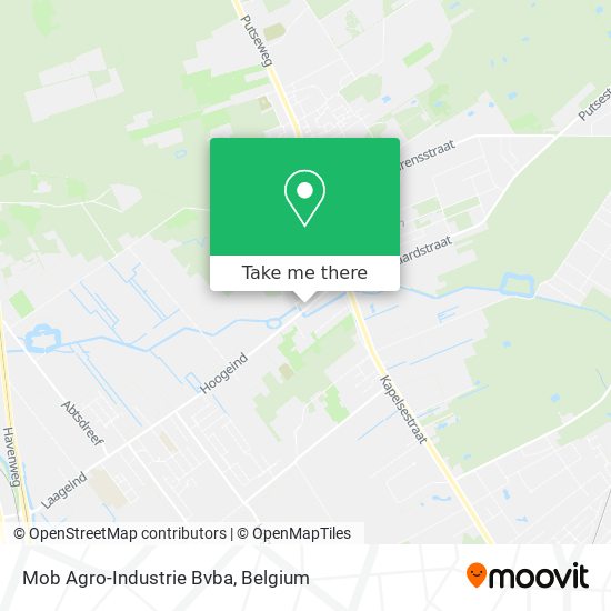 Mob Agro-Industrie Bvba map