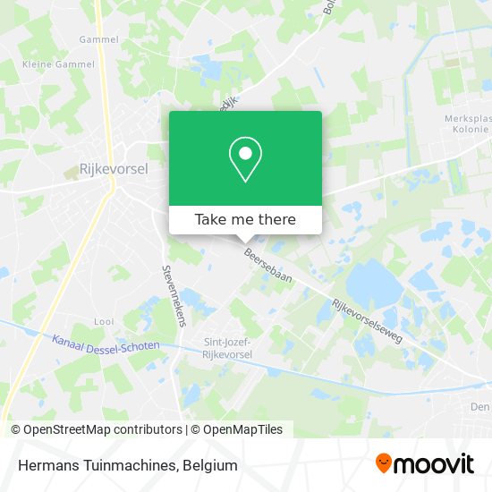 Hermans Tuinmachines map