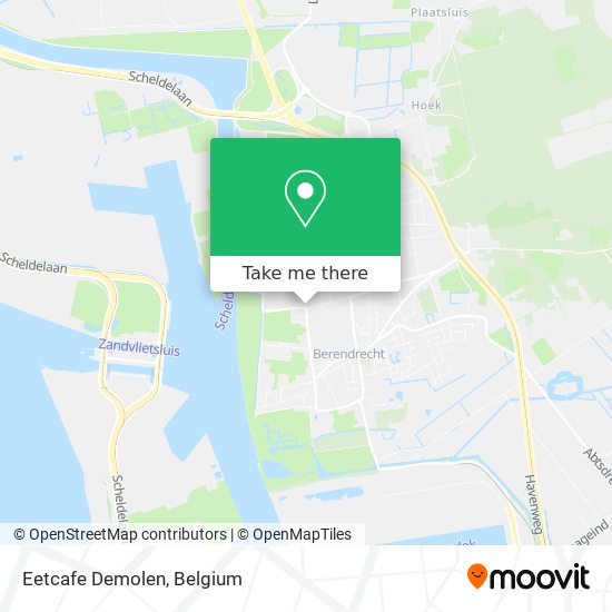 Eetcafe Demolen map