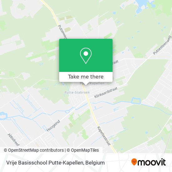 Vrije Basisschool Putte-Kapellen map