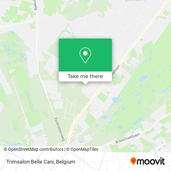 Trimsalon Belle Cani map