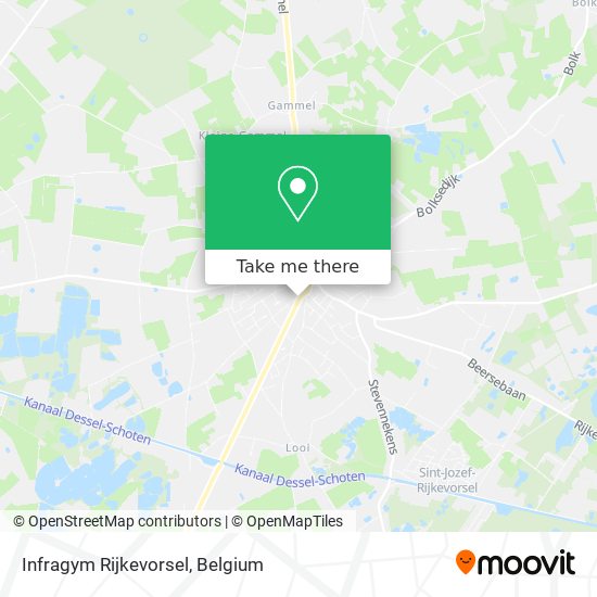 Infragym Rijkevorsel map