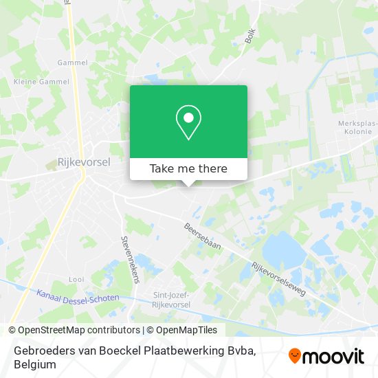 Gebroeders van Boeckel Plaatbewerking Bvba plan