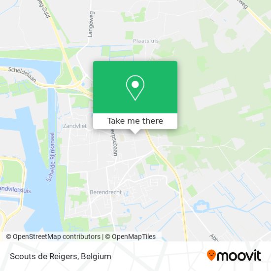 Scouts de Reigers map