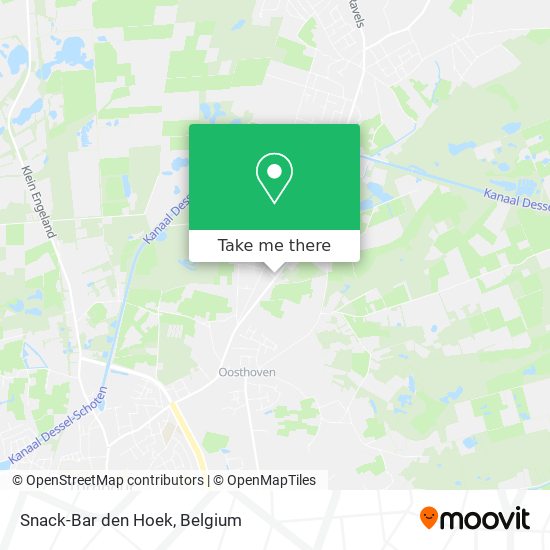 Snack-Bar den Hoek plan