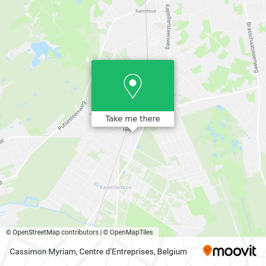 Cassimon Myriam, Centre d'Entreprises map