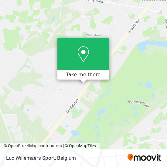 Luc Willemaers Sport map