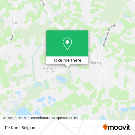 De Kom map