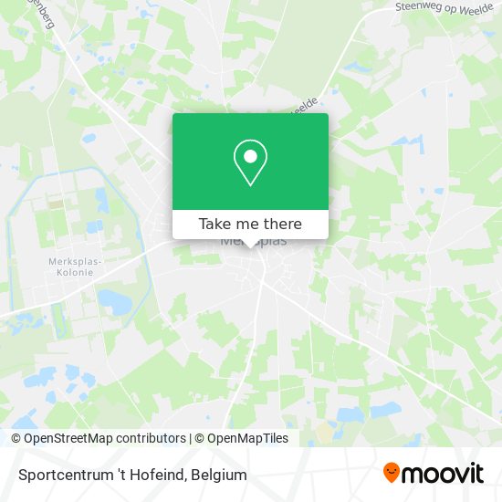 Sportcentrum 't Hofeind map