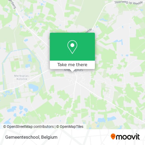 Gemeenteschool map