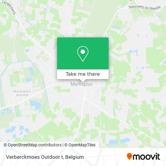 Verberckmoes Outdoor t map