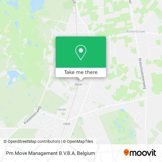 Pm Move Management B.V.B.A map