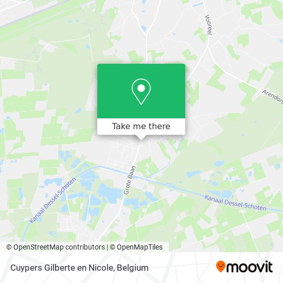 Cuypers Gilberte en Nicole map