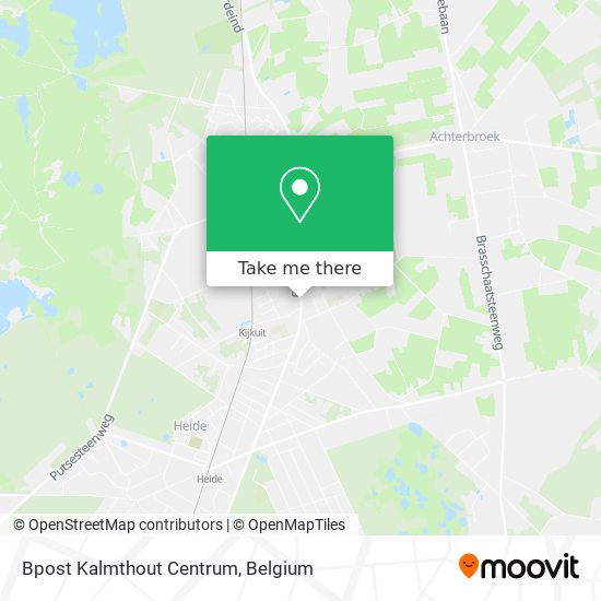 Bpost Kalmthout Centrum plan