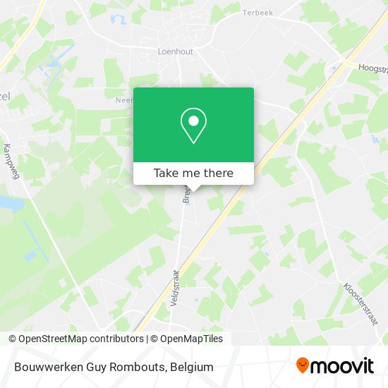 Bouwwerken Guy Rombouts map