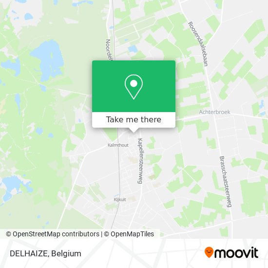 DELHAIZE map