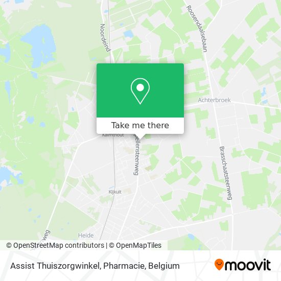 Assist Thuiszorgwinkel, Pharmacie map