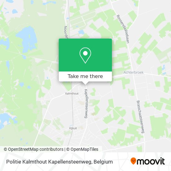 Politie Kalmthout Kapellensteenweg map