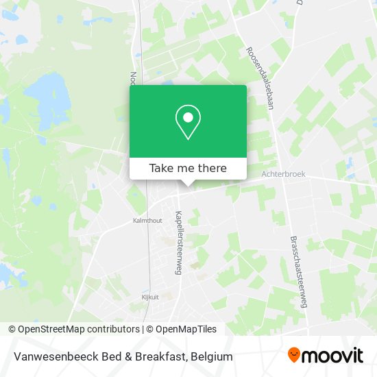 Vanwesenbeeck Bed & Breakfast map