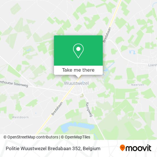 Politie Wuustwezel Bredabaan 352 map