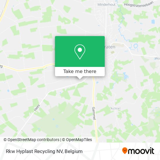 Rkw Hyplast Recycling NV map