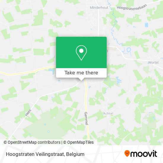 Hoogstraten Veilingstraat map