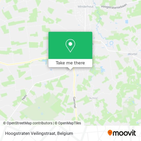 Hoogstraten Veilingstraat plan