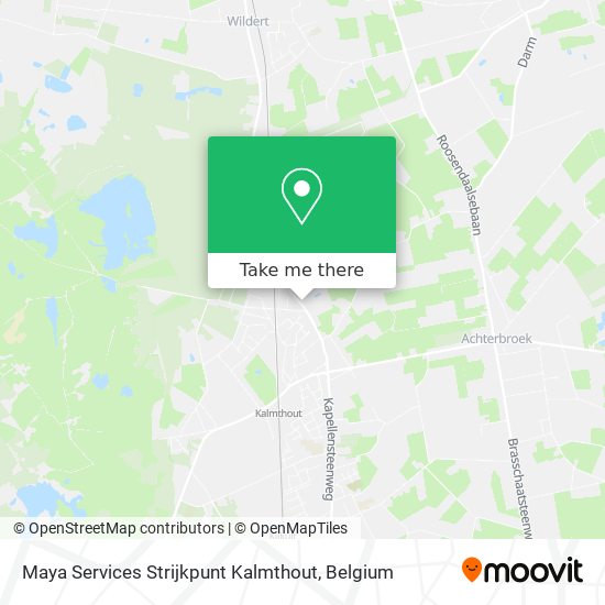 Maya Services Strijkpunt Kalmthout plan