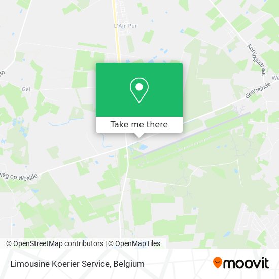 Limousine Koerier Service map